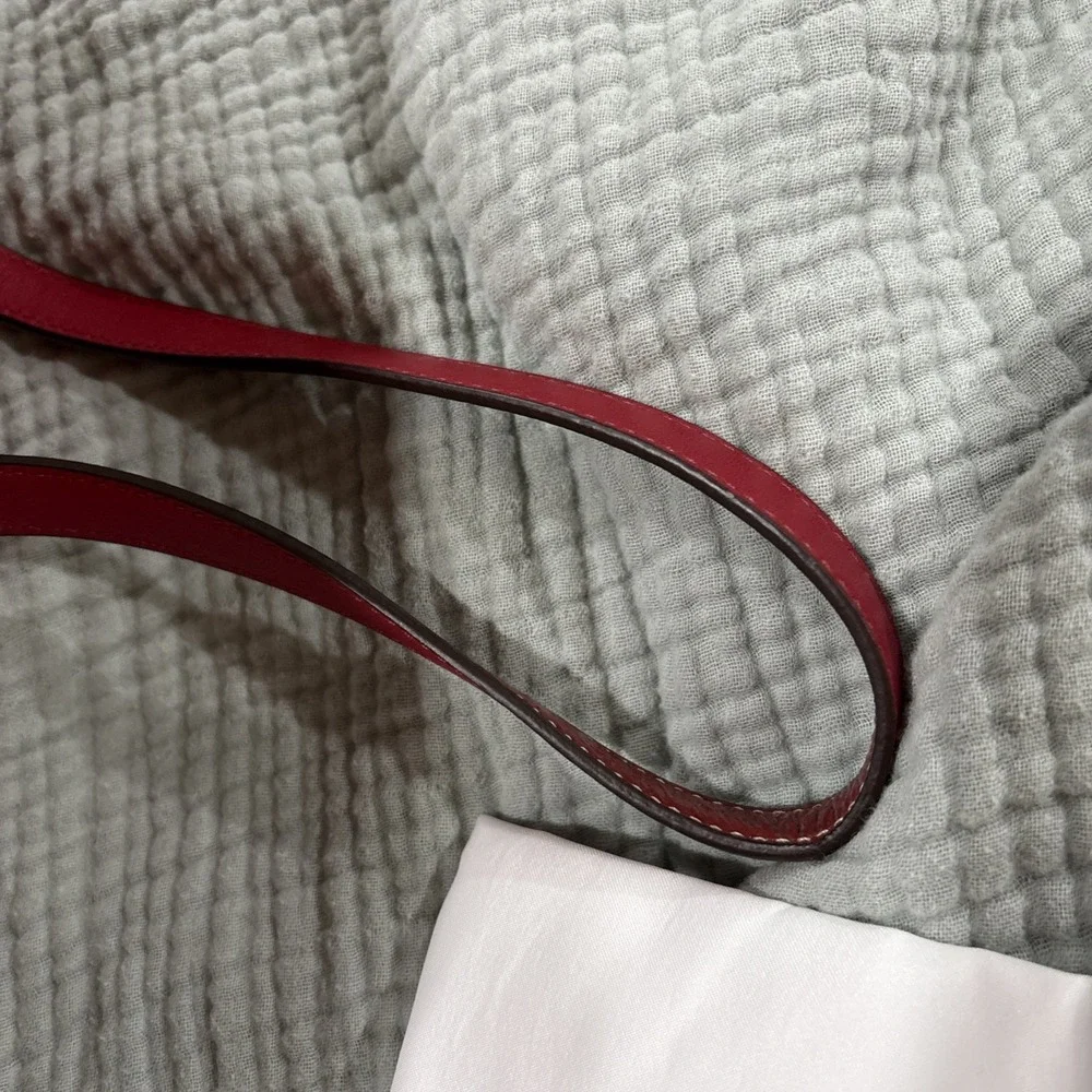 Y2K Coach Signature Gallery Tote Bag F12346 – Red Canvas Logo & matching Wallet - Picture 10 of 16